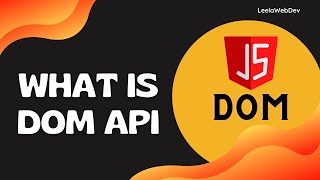 8. What is the DOM API. How it plays a role between the DOM and the JavaScript engine - DOM