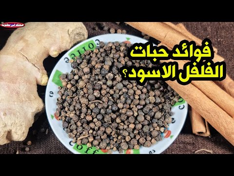 الفلفل الاسود او الكنز السحرى الاسود الفلفل 17 فائدة والامراض التى يعالجها