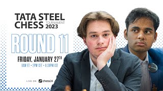 Tata Steel Chess 2023 | Round 11 | Peter Svidler &amp; David Howell commentate