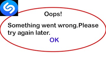 Fix Shazam App Oops Something Went Wrong Error | Fix Shazam went wrong error | PSA 24
