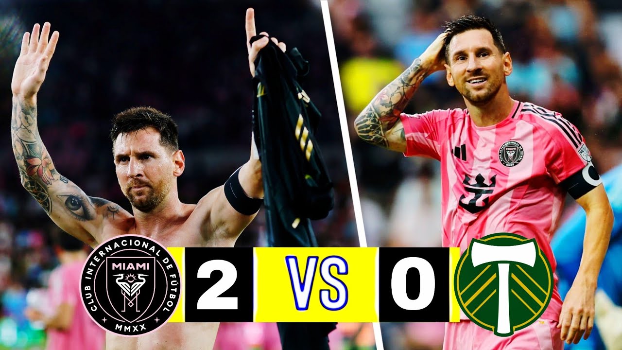 Messi brilla con Inter Miami ante Portland Timbers