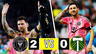 Messi Masterclass Inter Miami Vs Portland Timbers Extended Highlights And Goals
