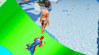 Gta 5 Spiderman Ragdolls 4K Compilation #102  (Euphoria Physics/Funny Moments)