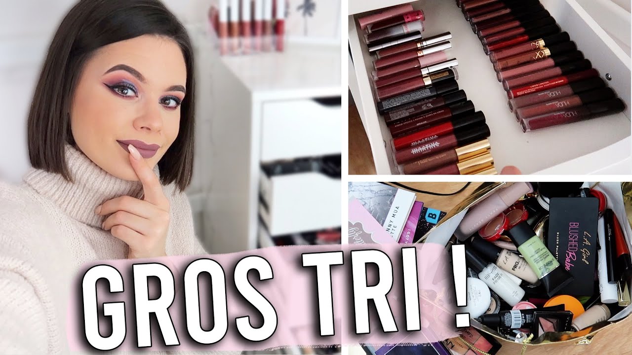 JE TRIE TOUT MON MAKE UP 😱