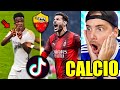 REAZIONE AI TIKTOK SUL CALCIO #34 - ROMA FINITA! MILAN RINATO! REAL-BARCA 4-1