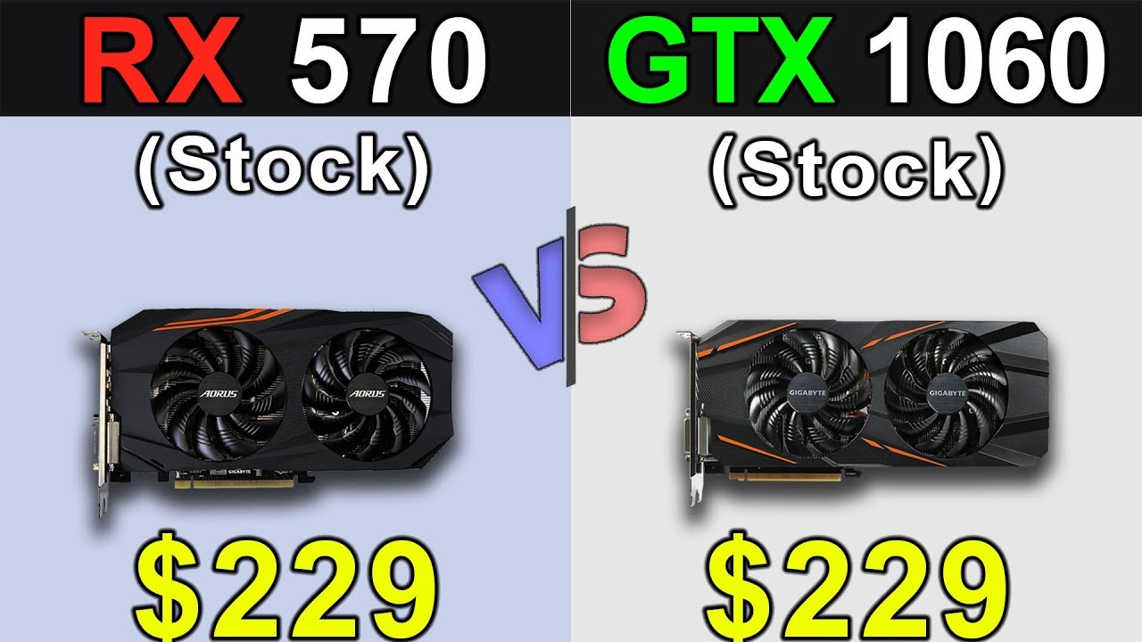 Anvendelig Optøjer Preference RX 570 (4GB) Vs. GTX 1060 (3GB) | Which is Better Value for Money..??? -  YouTube