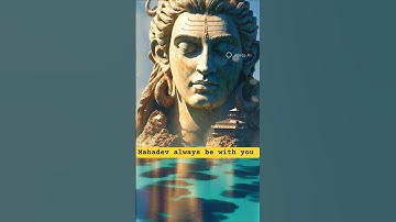 Shiv Swarnamala Stuti 🔱 Stunning Mahadev Ocean Statue | Bholenath Bhajan #Shorts