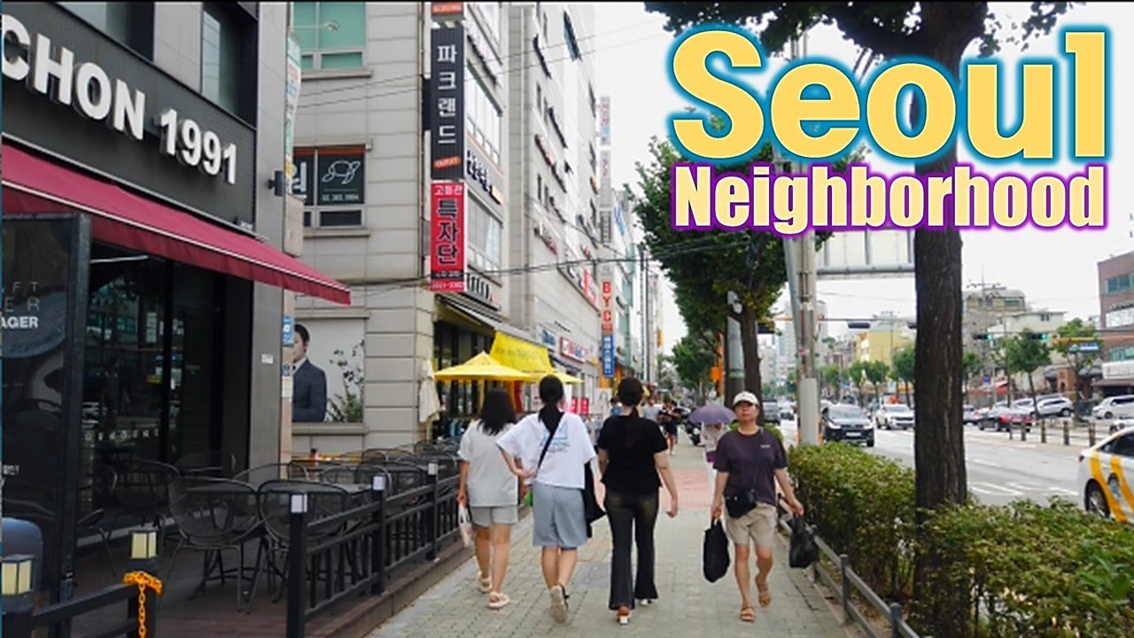 Seoul, Korea - Walking Tour of Neighborhood - 4K - Galhyeon 2-dong [Eunpyeong-gu 3] 21(3)-11