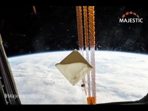 Majestic in Space Project - 3D Printing Internet Data on ISS with captions