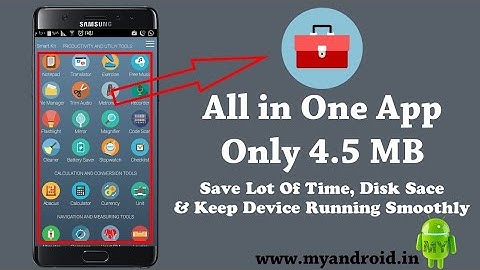 All in one App - less than 5mb