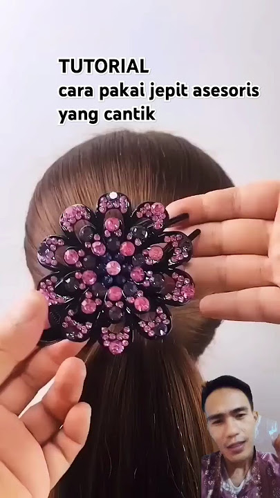 tutorial cara pakai jepit aksesoris #sanggul #hairdo #hairstyle  #hairtutorial  #shorts #viral