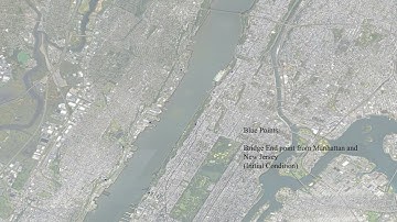 Optimized Bridge Island - Grasshopper/Rhino/Python | Generative Design | Fall 2021 | GSAPP