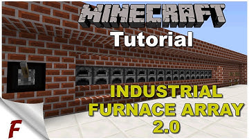 ✅ Minecraft 1.13.2  - 1.163 Industrial Furnace Array Item Smelter. Easy to build.