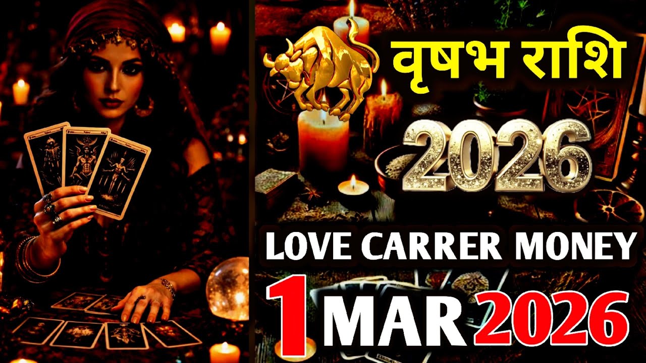 Vrishabh Horoscope 1 MARCH 2026 | Vrishabh Rashi 1 MARCH 2026|Aaj Vrishabh Rashifal |