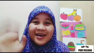 #purihasanatv Tema Kebutuhan Ku Subtema Makanan Sehat || Tutorial LK KG A Ms Suci