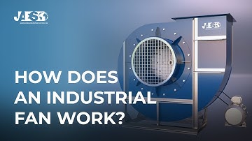 How does the air circulate in industrial plants? Axial fan – Centrifugal fan – Flow rate calculation