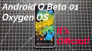 Android Q Beta 01 Oxygen OS - OnePlus 7 Pro