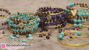 How to Make the Gemstone Memory Wire Bracelet Kit