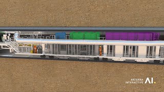 Sydney Metro - Tunnel Boring Machine Visualisation