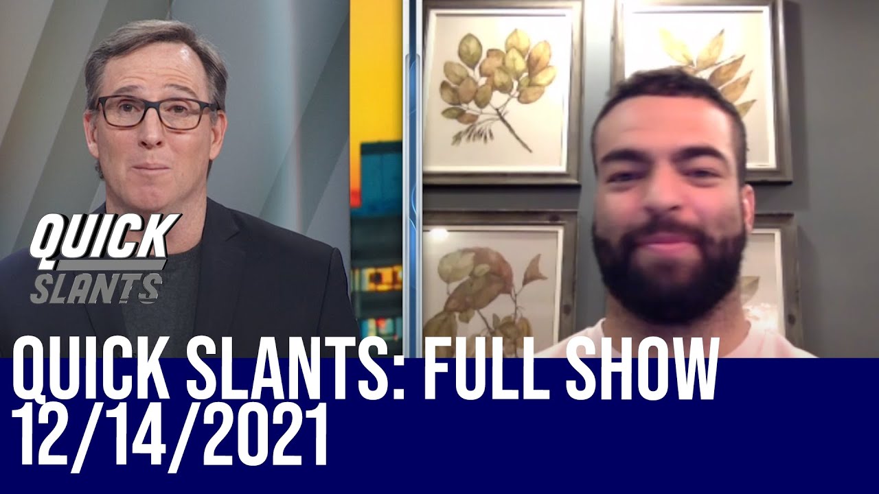 Are the Colts starting to look like the Patriots? | Quick Slants 12/14/21 Full Show