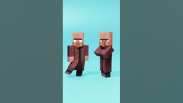 Minecraft Villager Zombie Prank ⛏️💎 3D Simulation Particles Fluid