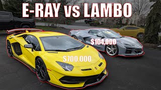 Corvette E-RAY vs Lamborghini Aventador SVJ:  Which is the Better AWD Monster?