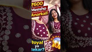 Don’t Buy Before Watching This 😳 Anarkali Review @meeshoapp #shorts