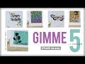 One Die 5 Ways - Leaf Pattern: Gimme 5 with Penny Black!