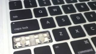 How to remove and clean MacBook Pro Retina SHIFT key