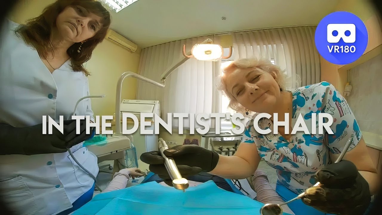 ASMR In the dentist's chair. Practice and overcome your fear! VR180 3D