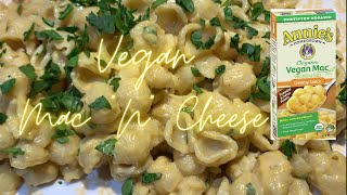 🍃 Annie’s Organic Vegan Mac! Made w/Pumpkin & Sweet Potato! Simple to make!