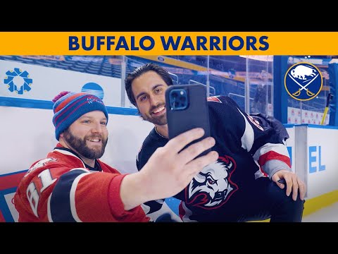 Martin Biron and Dan Dunleavy Go Bald for Bucks At the Buffalo Sabres Game  