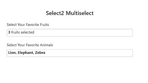 How to Display Selection Count in Select2 Multi-Select Dropdown | Step-by-Step Tutorial