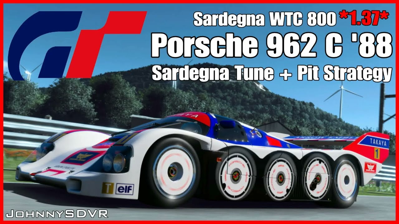 Gran Turismo 7 - Porsche 962 C '88 Tune | Sardegna WTC 800 | 800PP
