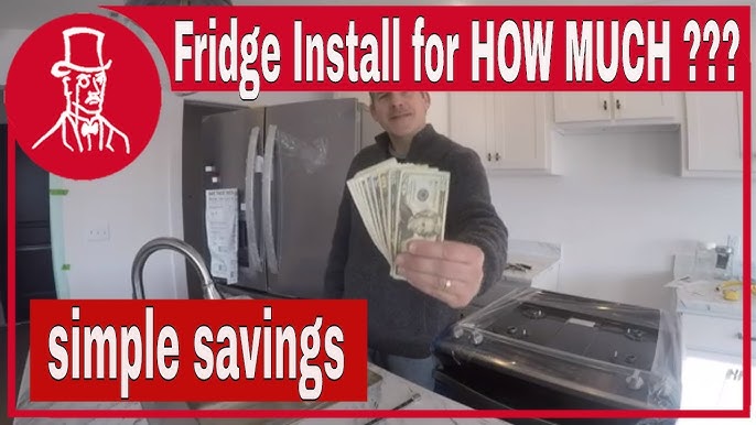 DIY Installing a water and ice maker line to your fridge 