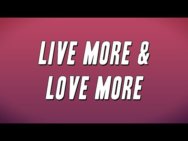 Cat Burns - live more & love more (Lyrics) class=