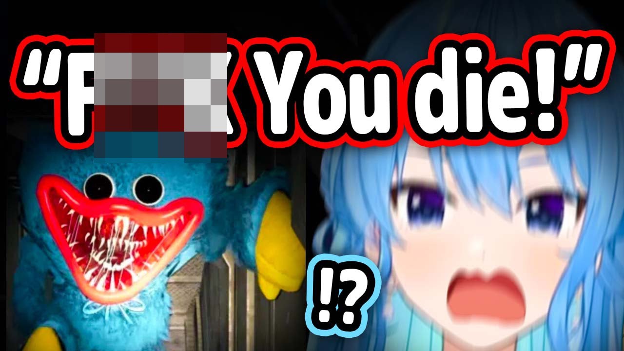 Suisei Swearing In English and Screaming After Meeting Huggy Wuggy Is PRICELESS【Hololive】