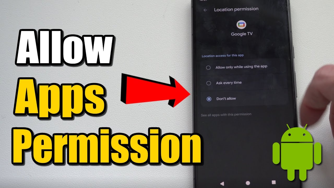 How to Allow Permissions for Apps on Android Phone like Location ...