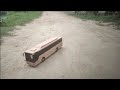 How to make rc bus remote control wood  zj woodwoodworking art