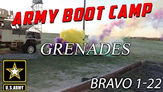 US Army Bravo 1-22 Grenades- Army Basic Training #JUL082022B122
