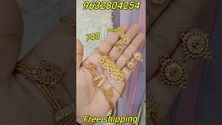 Beautiful jewellery collection -551 #jewellery #gold #onegramgold