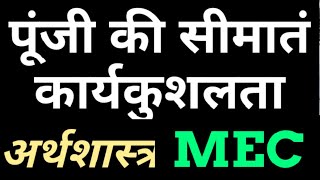 MEC, Marginal efficiency of capital in hindi #पूंजी की सीमातं कार्यकुशलता