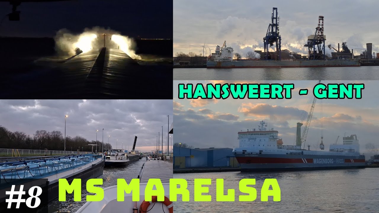 Door de sluis in Terneuzen en naar Gent | MS Marelsa #8