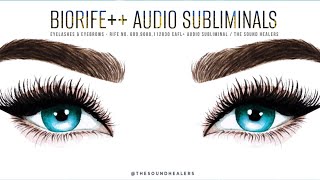 eyelashes   eyebrows COMBO!!―∎ 100%GUARANTEED!![BioRife  Audio Subliminals] LONGER THICKER FULLER!!