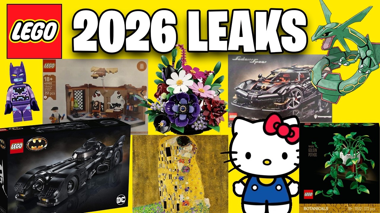 INSANE NEW LEGO LEAKS! Botanicals, Batman, Hello Kitty, Pokemon