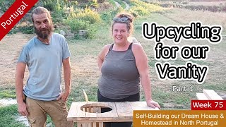 Bathroom Vanity DIY | Upcycling Project + NEW Flock