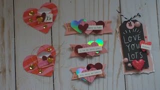 Handmade Valentines Embellies