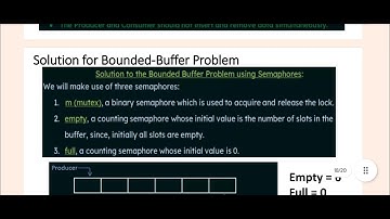 Classical Process sychronization Problem | Operating System, Dr. M. Vedaraj, Professor/CSE, RMDEC