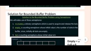 Classical Process sychronization Problem | Operating System, Dr. M. Vedaraj, Professor/CSE, RMDEC