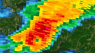 2015 Cypress Inn, Tennessee Supercell Radar Loop